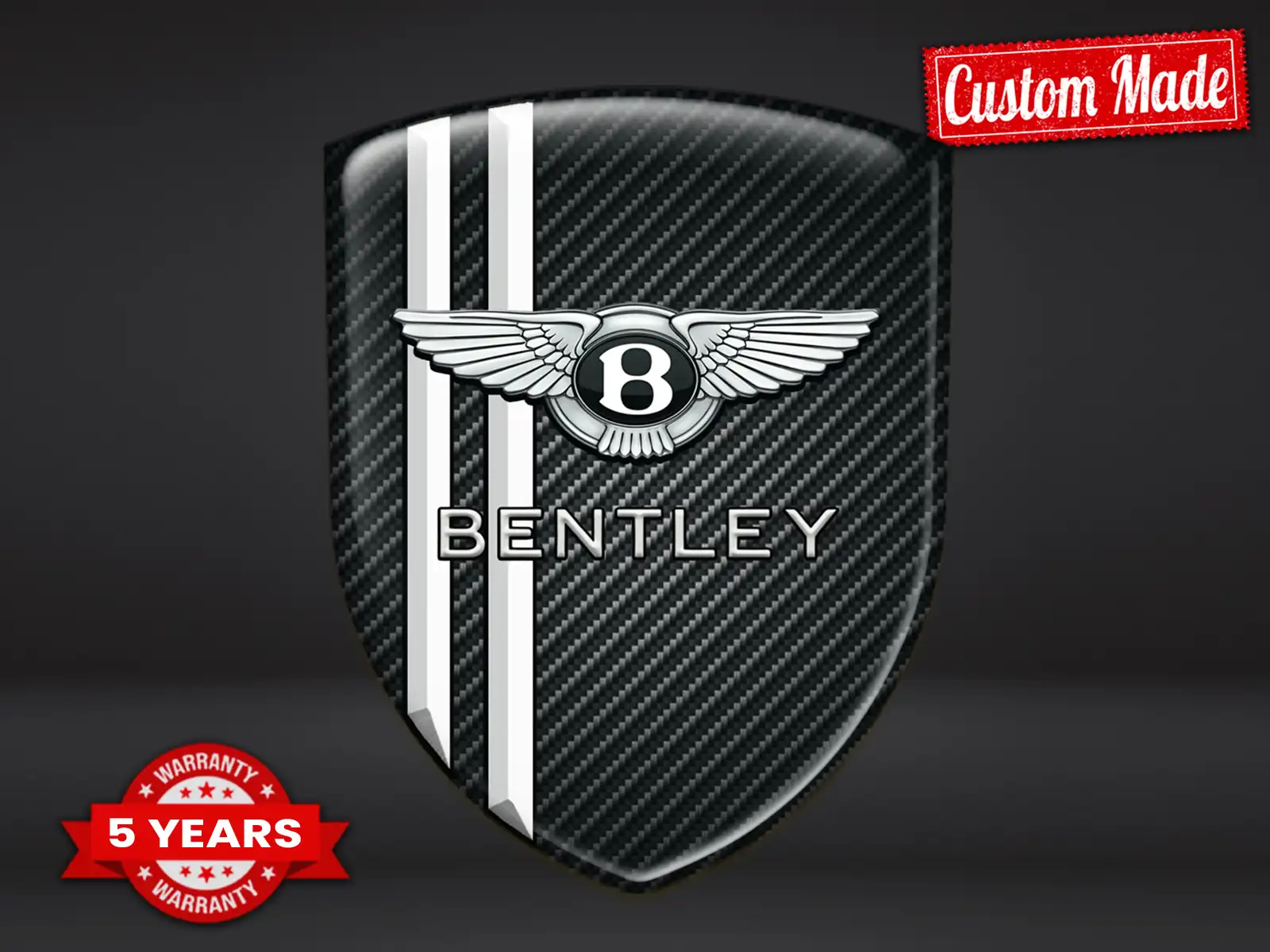 Bentley Autoaufkleber Premium Hochwertig Anpassbar